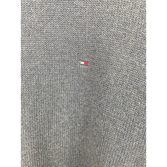 Vintage Tommy Hilfiger Men Size XL Blue Heavyweight Crewneck Long Sleeve Sweater - Picture 4 of 8